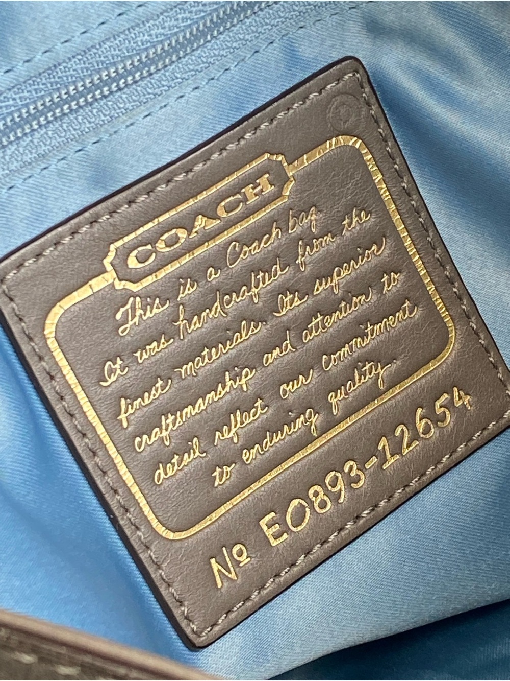 Coach Legacy Garcia Satchel Green/Gray - Picture 15 of 17
